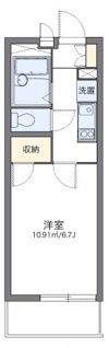 レオパレスヴィラ曽根Cの間取り画像