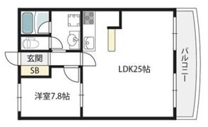 アパルトマン北千里の間取り画像