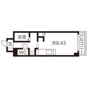 セレブコート新北野の間取り画像