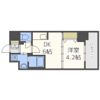 S-RESIDENCE阿波座WESTの間取り画像