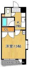 ニューサンリバー6番館の間取り画像