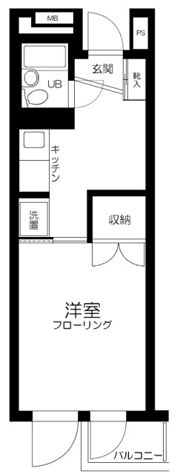 エヴェナール南六郷の間取り画像