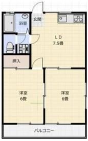 コーポ本町の間取り画像