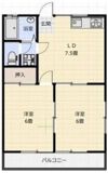コーポ本町の間取り画像