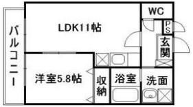 アグリー戸島の間取り画像