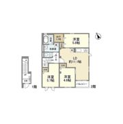 北桜塚レジデンスの間取り画像