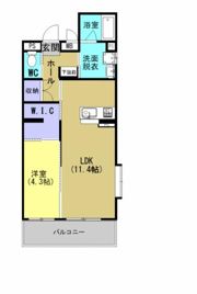 リバーサイド清音Ⅱの間取り画像
