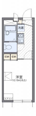 レオパレスシャトーナカジマC棟の間取り画像