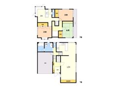 田尻1丁目貸家の間取り画像