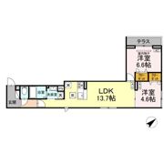 セレスティア江戸川Ⅲの間取り画像