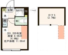ハーモニーテラス江古田Northの間取り画像