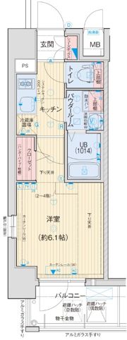 アドバンス神戸マーレの間取り画像