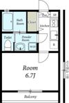 リリックコートひまわりの間取り画像
