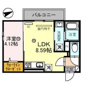 プラートコート今津の間取り画像