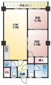 日栄ビルの間取り画像