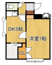 ルクール南鷹見の間取り画像