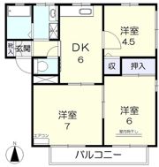 ヴィラメリーの間取り画像