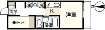 リバーノース中筋の間取り画像