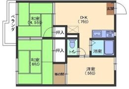 金本アパートの間取り画像