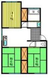 長江ハイツの間取り画像