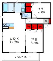 ShaMaison夢源の間取り画像