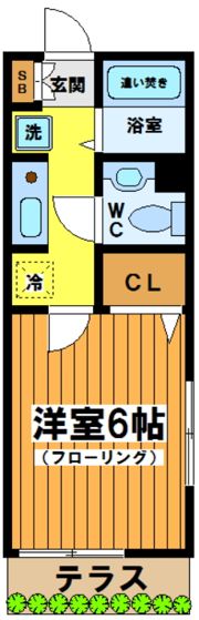 クラスティーナ下北沢の間取り画像
