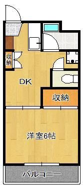 シャトーMoRi3の間取り画像