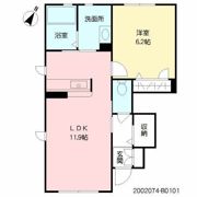 MビレッジII B棟の間取り画像