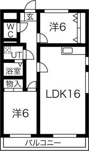 ミラベル元植田の間取り画像