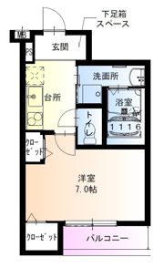 フジパレス吹田正雀の間取り画像