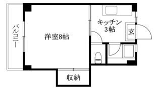 コーポ若藤の間取り画像
