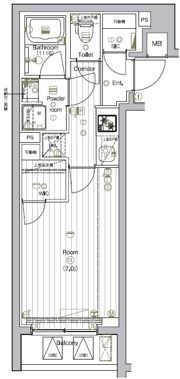 THE PREMIUM CUBE G 大崎の間取り画像
