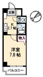 JRBハイツ横川の間取り画像