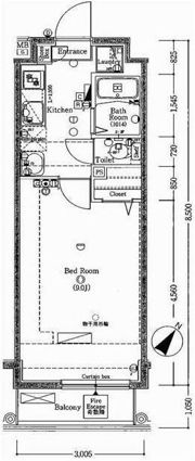 AXAS-AZEST王子の間取り画像