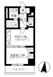 エルラッソ入谷の間取り画像