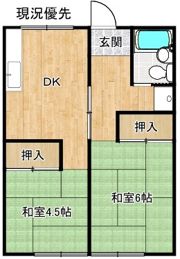コーポいわいの間取り画像