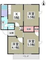 エスペランサ豊城Aの間取り画像