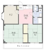 山口ハイツの間取り画像