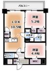 アーバネックス梅田中崎町Ⅱの間取り画像