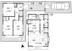 上連雀1丁目戸建ての間取り画像