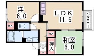 オーク東須磨の間取り画像