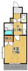 リファレンス小倉北の間取り画像