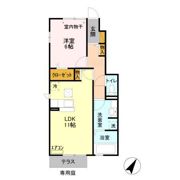 フローラハイツ参番館の間取り画像