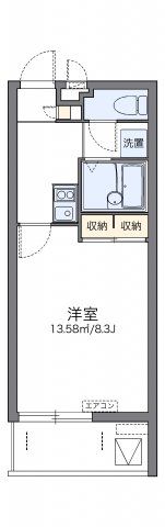 レオパレスカナの間取り画像