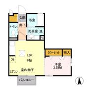 ヴィラ・キャロット Aの間取り画像