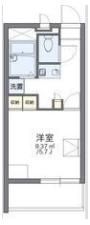 レオパレスジュネス前橋の間取り画像