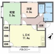 コートハウスコスモス C棟の間取り画像