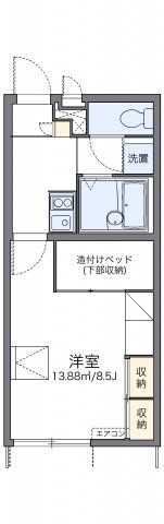 レオパレスジョルディン 天橋立の間取り画像