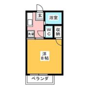 コーポたちばなの間取り画像
