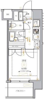 マキシヴ関内の間取り画像